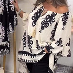 Bluse mit Off-the-Shoulder-Ausschnitt und lockerem Fit - kleiderkultausberlin